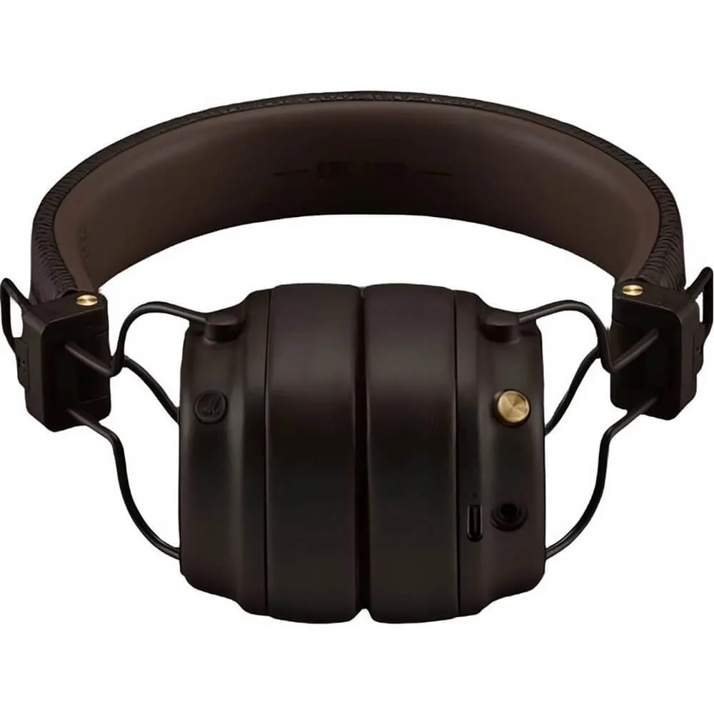 Беспроводные наушники Marshall Major V, Коричневый | Brown — фото 4