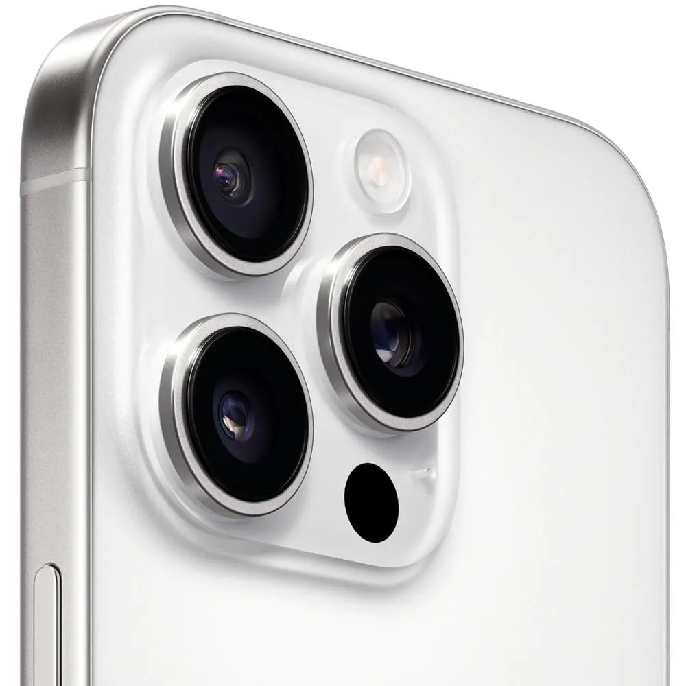 Смартфон Apple iPhone 16 Pro 128 ГБ, 2-Sim, Белый титан | White Titanium — фото 5