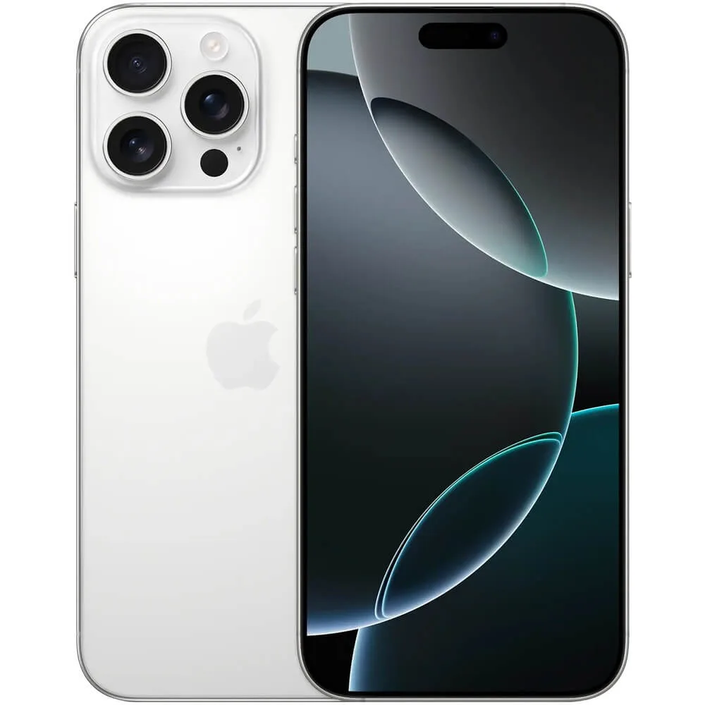 Смартфон Apple iPhone 16 Pro Max 256 ГБ, eSIM, Белый титан | White Titanium — фото 1