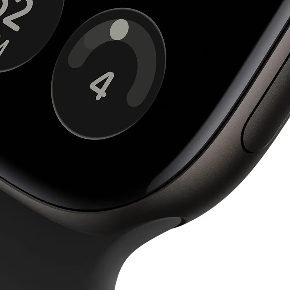 Часы Apple Watch Series 12 (2026) 42mm Aluminum Black Sport Band Black M/L — фото 3